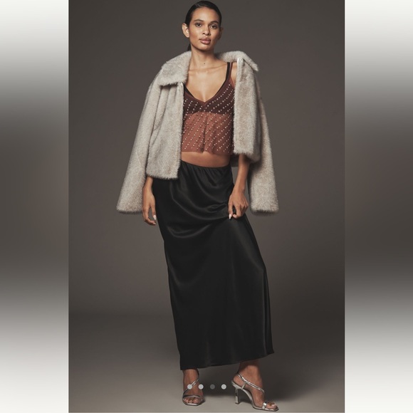 Anthropologie Studded Sheer Mesh Cami - Size  M/L - Picture 3 of 9